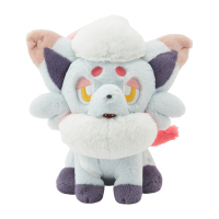 Officiële Pokemon center knuffel Comfy Friends Fluffy Hisuian Zorua 41cm (lang)